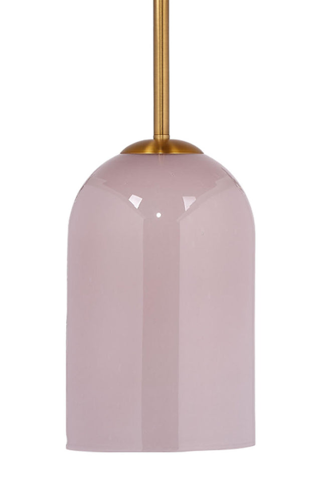 Jamie Young Holt 1-Light Glass Pendant, Pink