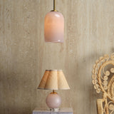 Jamie Young Holt 1-Light Glass Pendant, Pink