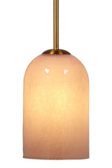 Jamie Young Holt 1-Light Glass Pendant, Pink