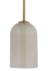 Jamie Young Holt 1-Light Glass Pendant, Taupe