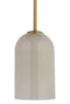 Jamie Young Holt 1-Light Glass Pendant, Taupe