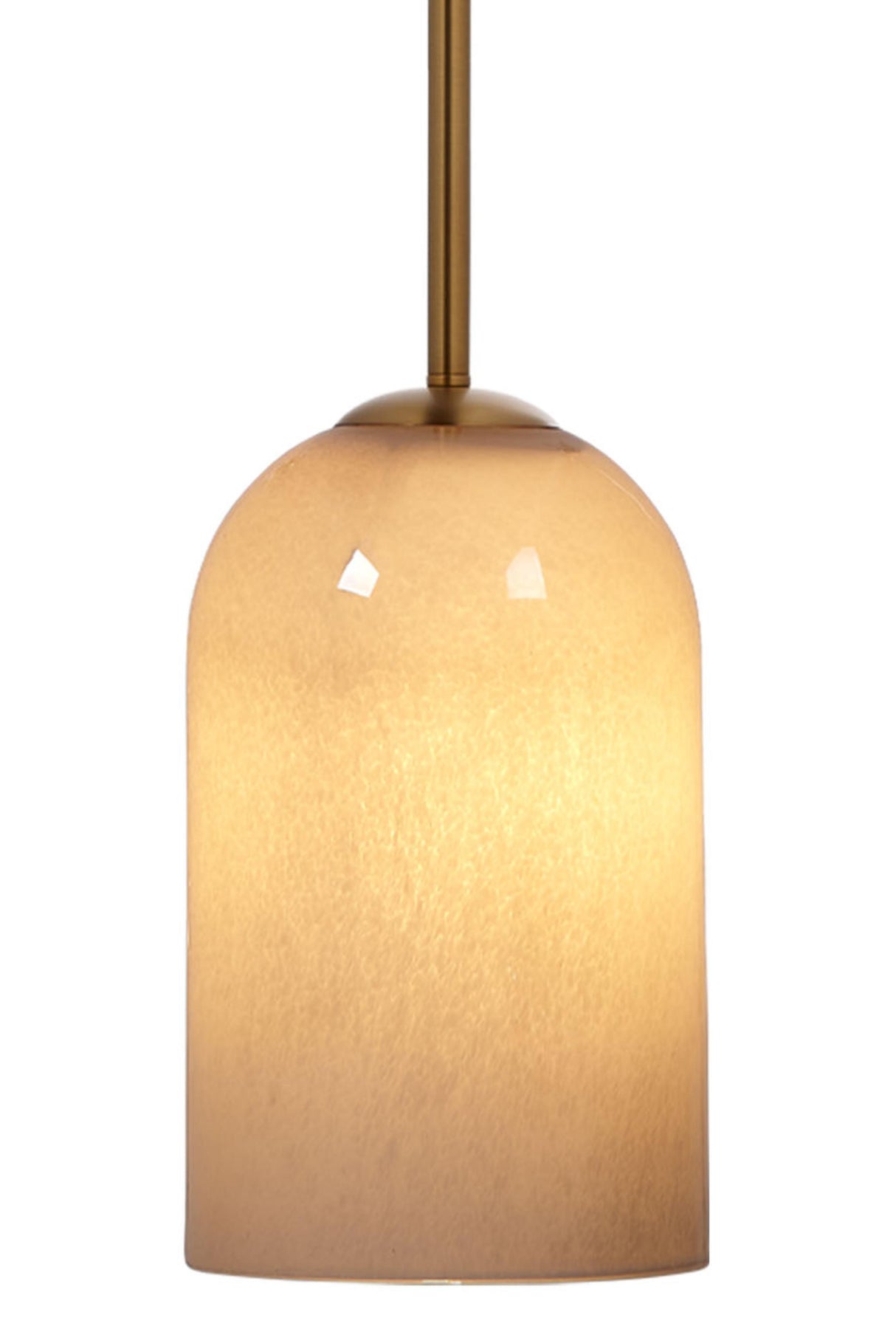 Jamie Young Holt 1-Light Glass Pendant, Taupe