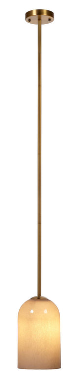 Jamie Young Holt 1-Light Glass Pendant, Taupe
