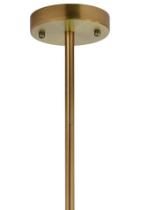 Jamie Young Holt 1-Light Glass Pendant, Taupe
