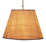 Jamie Young Scalloped 1-Light Pendant, Raffia