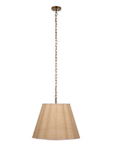 Jamie Young Scalloped 1-Light Pendant, Raffia