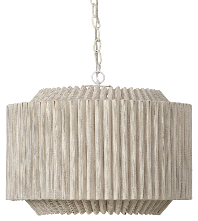 Jamie Young Theory Jute 4-Light Chandelier