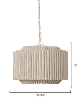 Jamie Young Theory Jute 4-Light Chandelier
