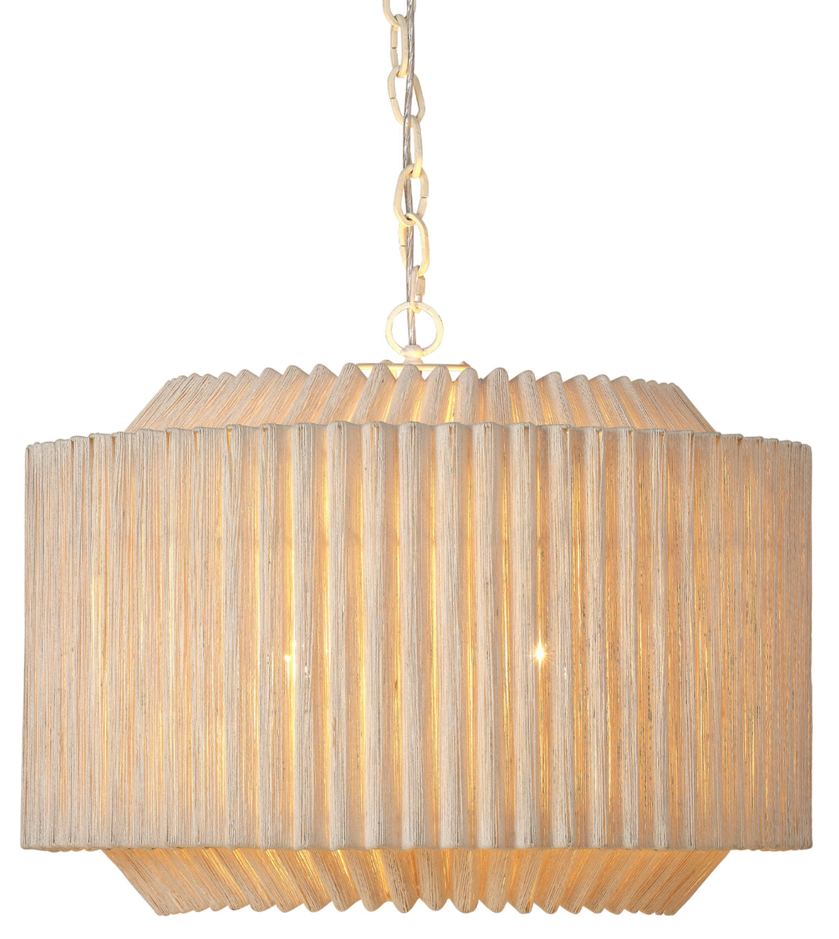 Jamie Young Theory Jute 4-Light Chandelier