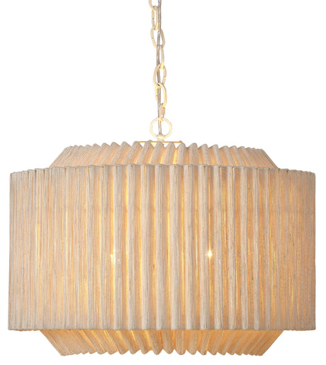 Jamie Young Theory Jute 4-Light Chandelier