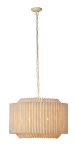 Jamie Young Theory Jute 4-Light Chandelier