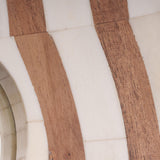 Jamie Young Bardot 60" Wood & Buffalo Bone Arch Wall Mirror