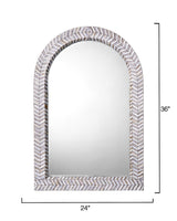 Jamie Young Beverly Mother of Pearl Arch Wall Mirror