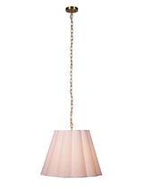 Jamie Young Scalloped 1-Light Pendant, Boucle Linen
