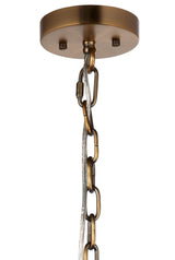 Jamie Young Scalloped 1-Light Pendant, Boucle Linen