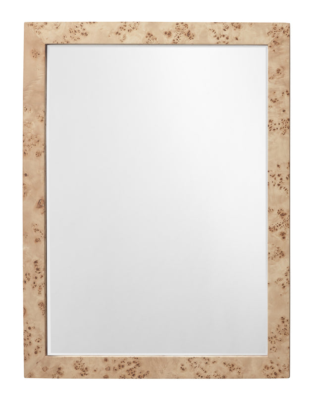Jamie Young Chandler Rectangle Wood Wall Mirror, Natural