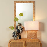 Jamie Young Chandler Rectangle Wood Wall Mirror, Natural