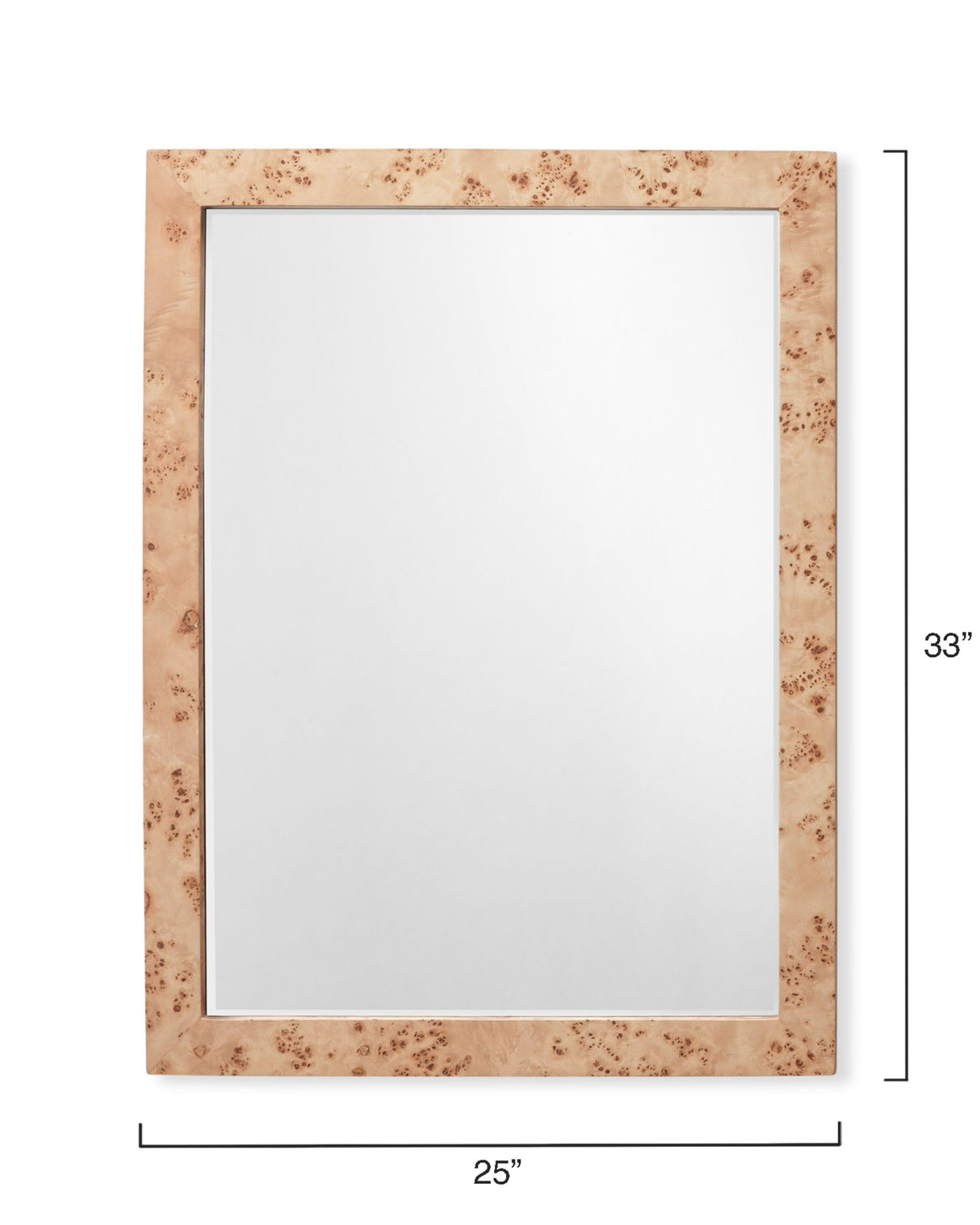 Jamie Young Chandler Rectangle Wood Wall Mirror, Natural