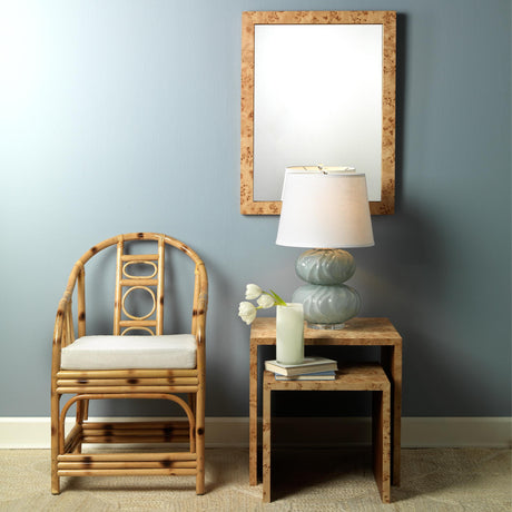 Jamie Young Chandler Rectangle Wood Wall Mirror, Natural