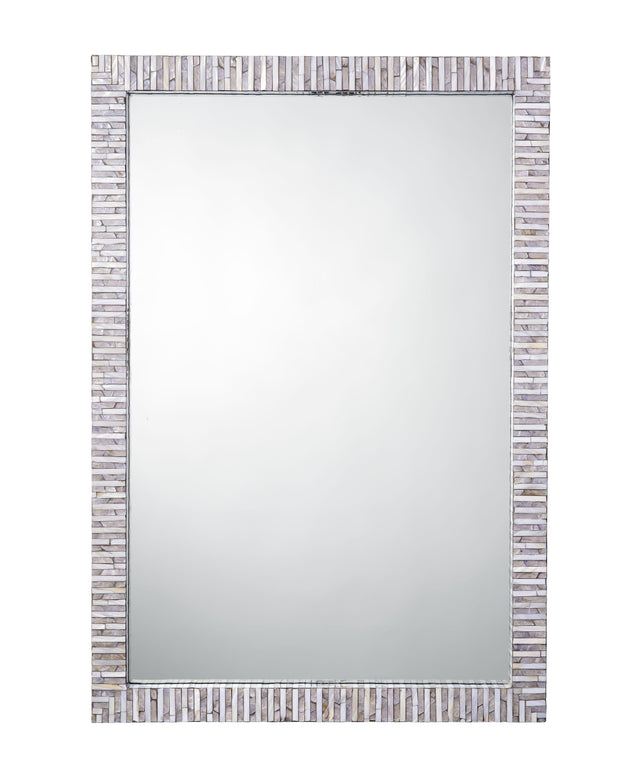Jamie Young Marmont Mother of Pearl Rectangle Wall Mirror