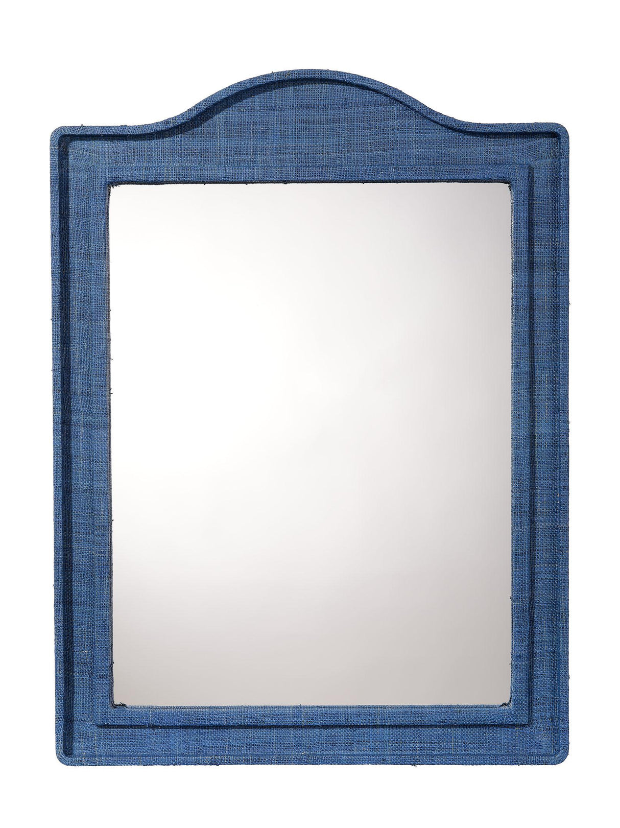 Jamie Young Hilltop Raffia Arch Wall Mirror, Indigo