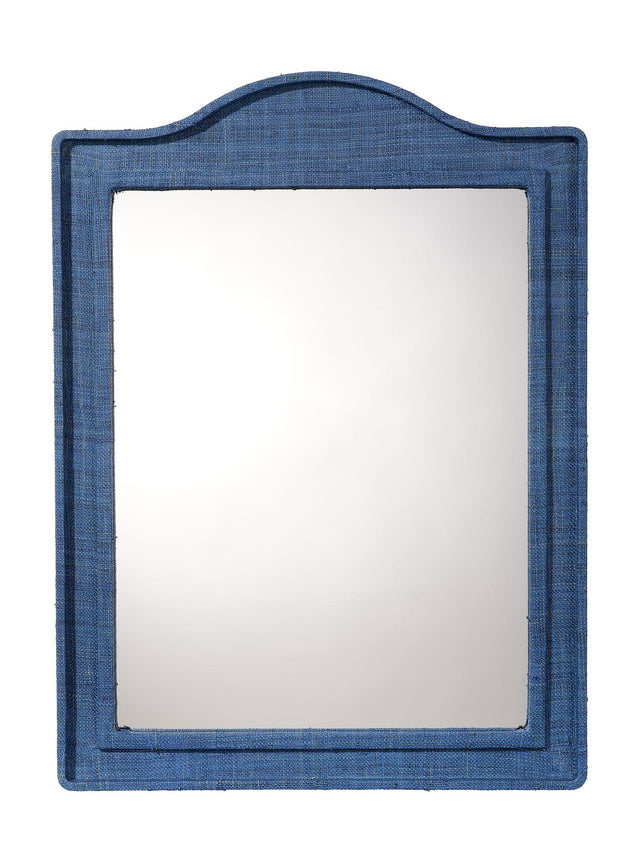Jamie Young Hilltop Raffia Arch Wall Mirror, Indigo
