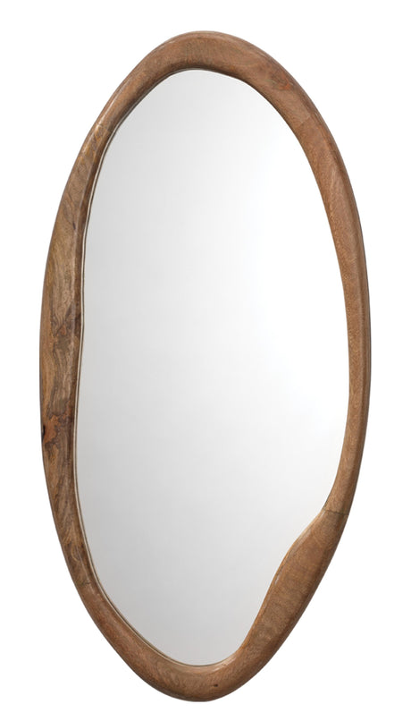 Jamie Young Organic Mango Wood Oval Wall Mirror