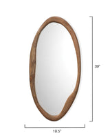 Jamie Young Organic Mango Wood Oval Wall Mirror