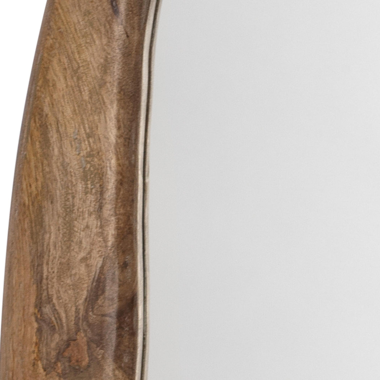 Jamie Young Organic Mango Wood Oval Wall Mirror
