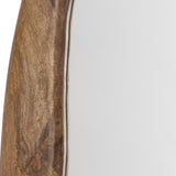 Jamie Young Organic Mango Wood Oval Wall Mirror