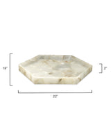 Jamie Young Antonia Alabaster Tray