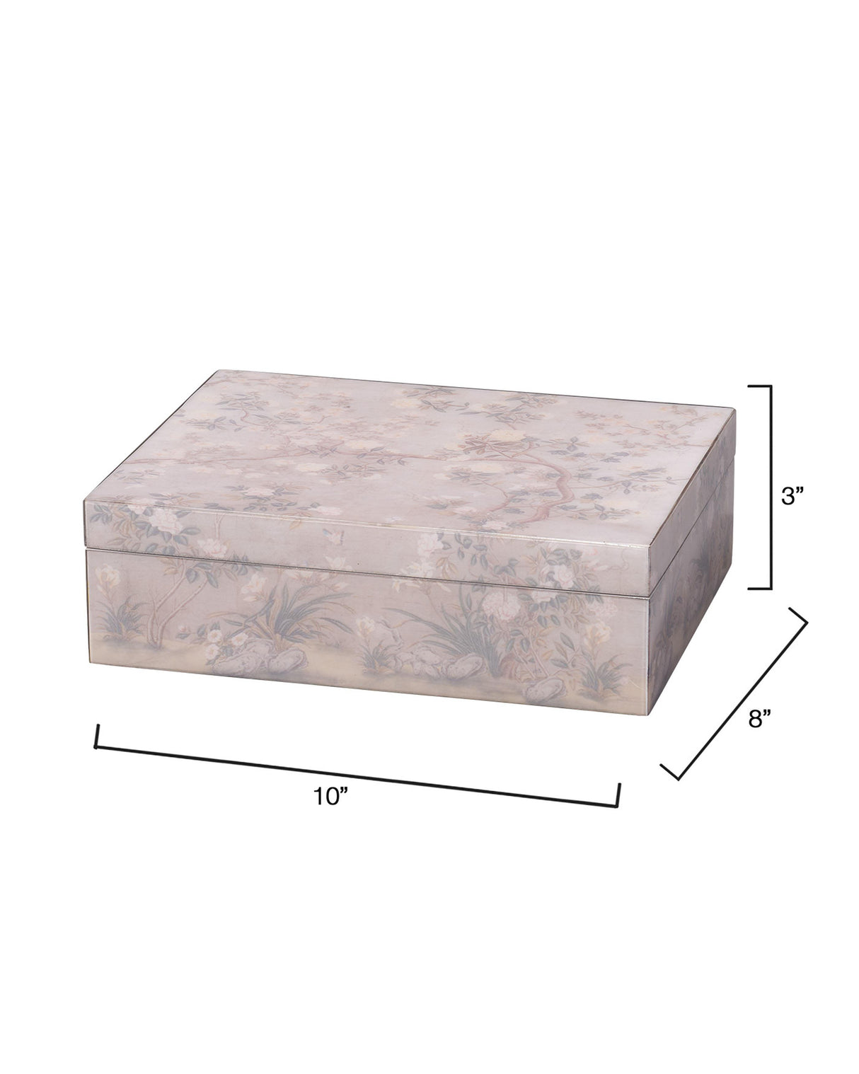 Jamie Young Garland Decorative Box, Lavender