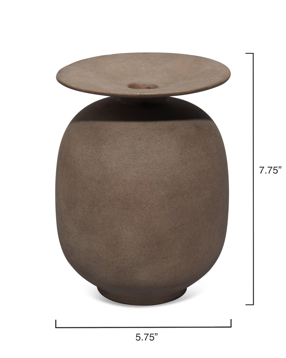 Jamie Young Highland Decorative Ceramic Vase, Brown