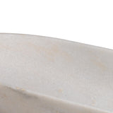 Jamie Young Long Oval Marble Bowl, White