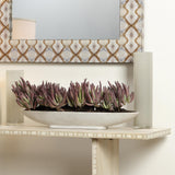 Jamie Young Long Oval Marble Bowl, White