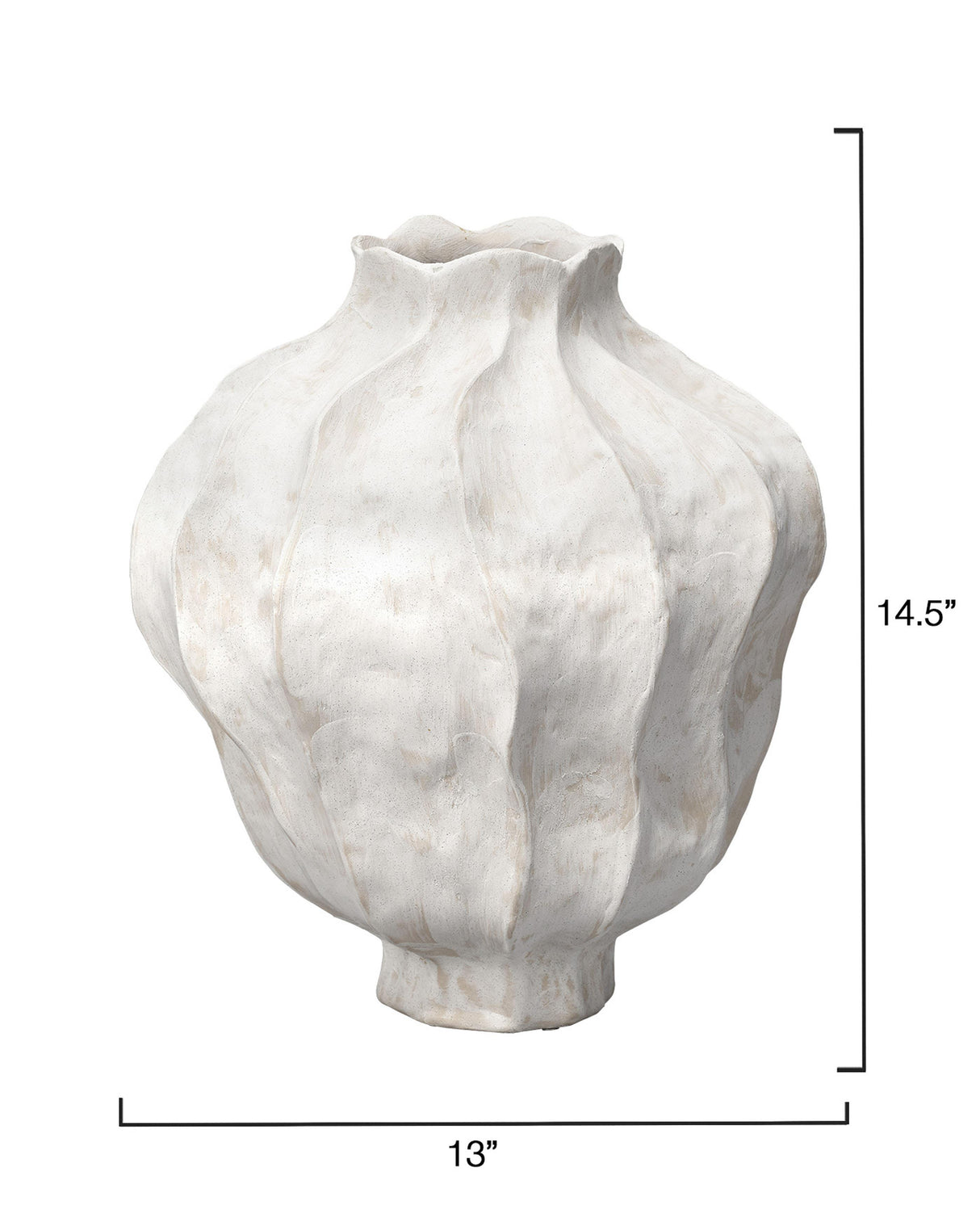 Jamie Young Poppy Porcelain Decorative Vase