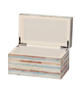 Jamie Young Roosevelt Blue Mother of Pearl Decorative Box, Small