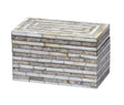 Jamie Young Roosevelt Grey Mother of Pearl Decorative Box, Small