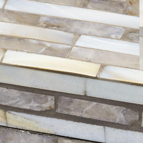 Jamie Young Roosevelt Grey Mother of Pearl Decorative Box, Small