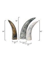 Jamie Young Variegated Horn Decorative Objects, Set of 3