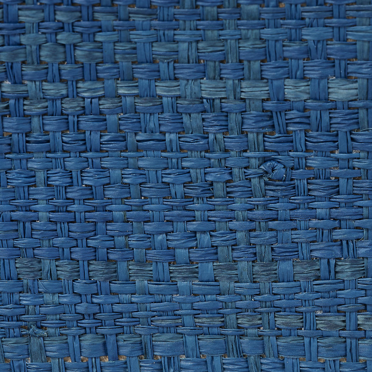 Jamie Young Wonderland Scalloped Decorative Raffia Tray, Indigo