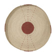 Jamie Young Sundial Seagrass Round Wall Art, Rust