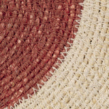 Jamie Young Sundial Seagrass Round Wall Art, Rust