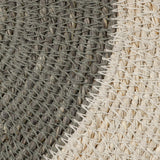 Jamie Young Sundial Seagrass Round Wall Art, Teal