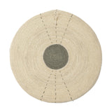 Jamie Young Sundial Seagrass Round Wall Art, Teal