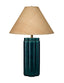 Jamie Young Allister Ceramic Table Lamp with Raffia Shade