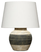 Jamie Young Bernard Ceramic Table Lamp with Linen Shade