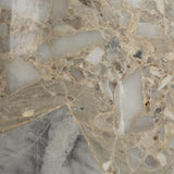 Jamie Young Capsule Travertine Table Lamp with Linen Shade