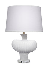 Jamie Young Colette Ceramic Table Lamp with Polyester Shade