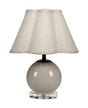 Jamie Young Dottie Blown Glass Table Lamp with Linen Shade, Taupe